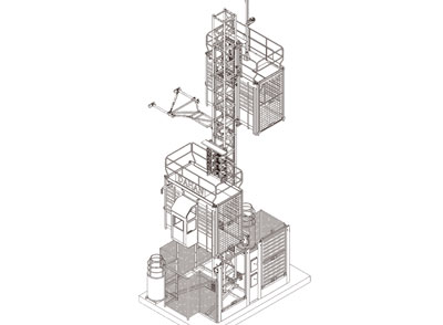 SC 200/200 серия строительных лифтов